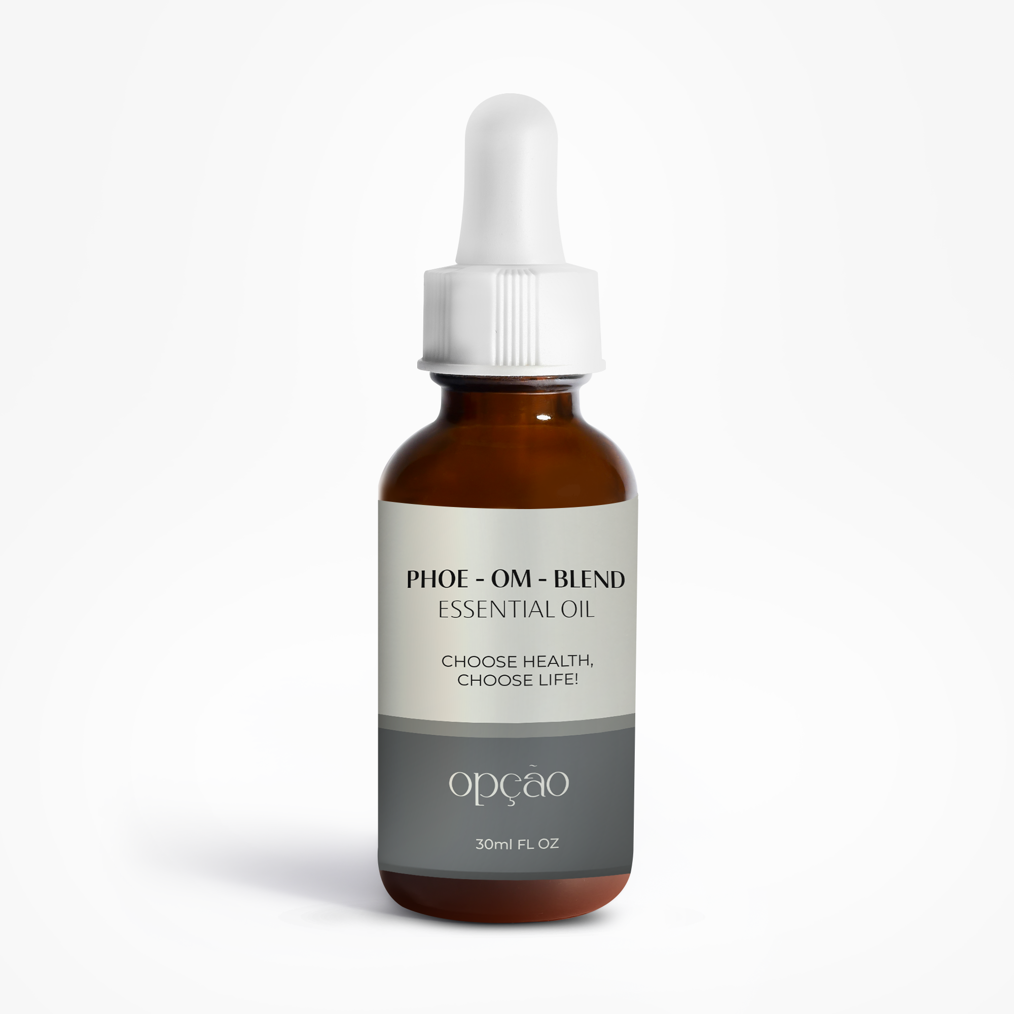 Opção Phoe-Om-Blend natural oil for tight foreskin. All natural ingredients. 