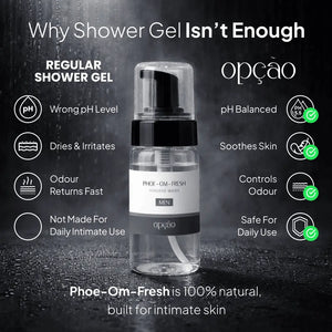 Opçao Phoe-Om-Fresh with features highlighted on a dark background